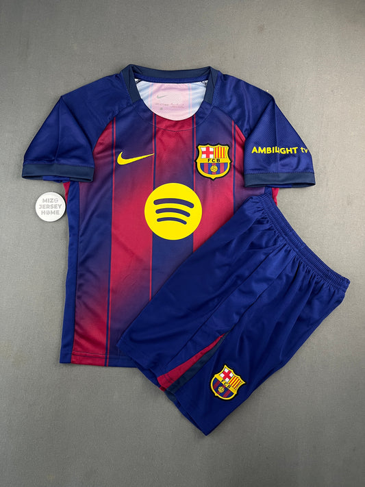 Barcelona Home 25/26 Kids Jersey