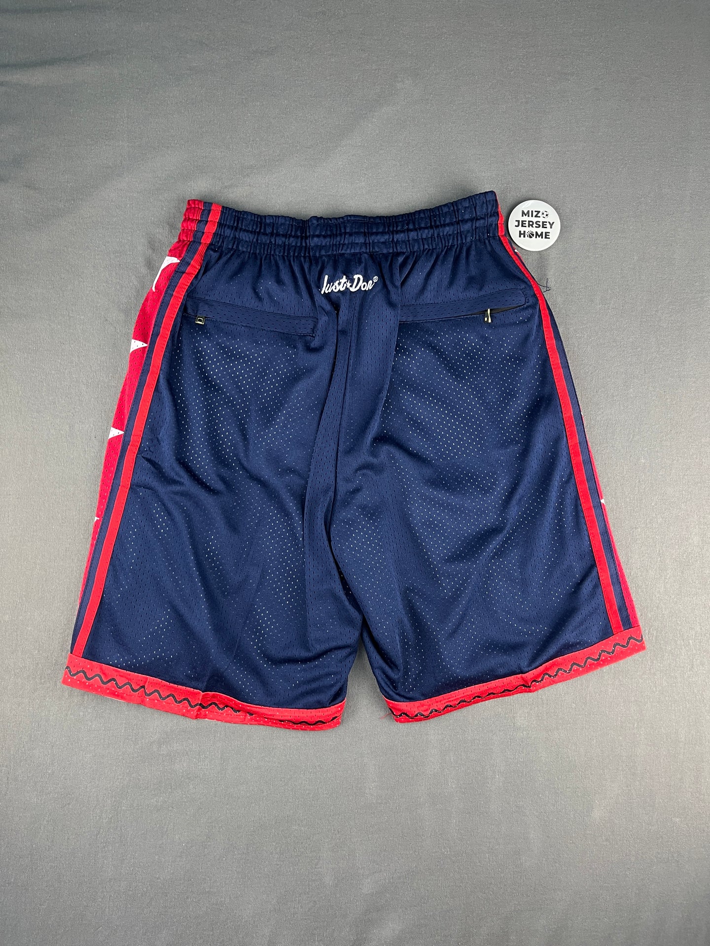 USA Blue & Red Shorts Full Embroidery