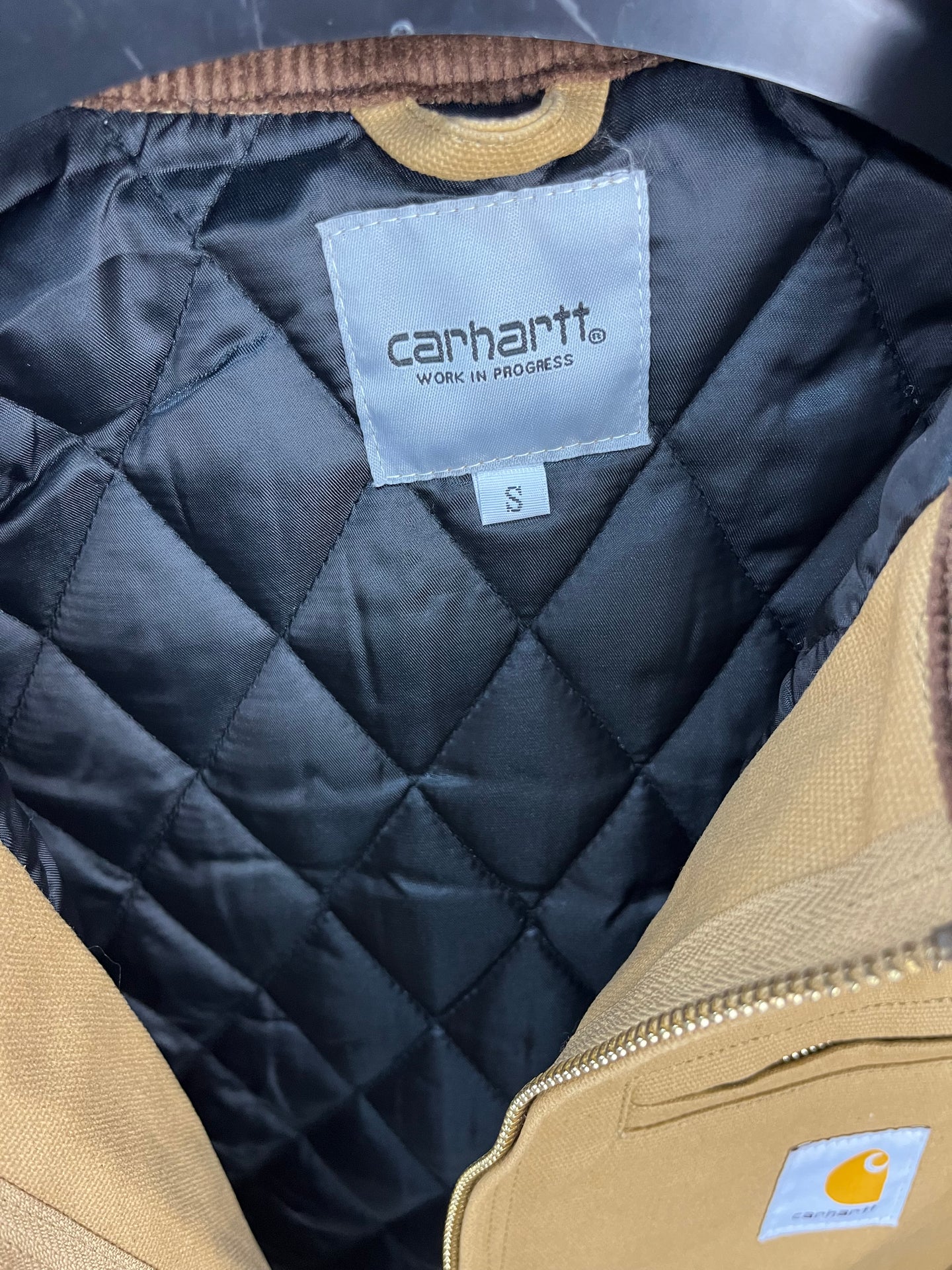 Carhartt Men's Detroit Ringspun Cotton Duck Brown Jacket