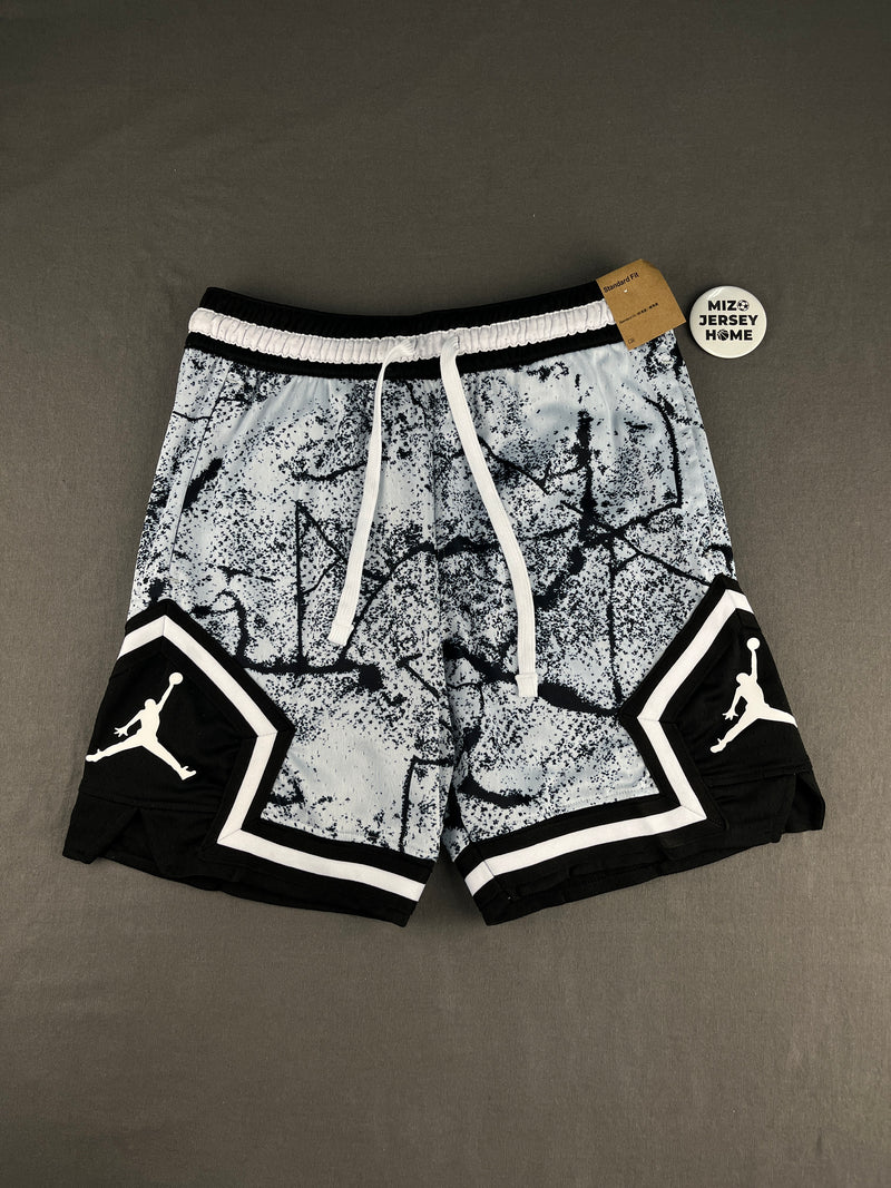 Jordan White Marble Diamond Shorts
