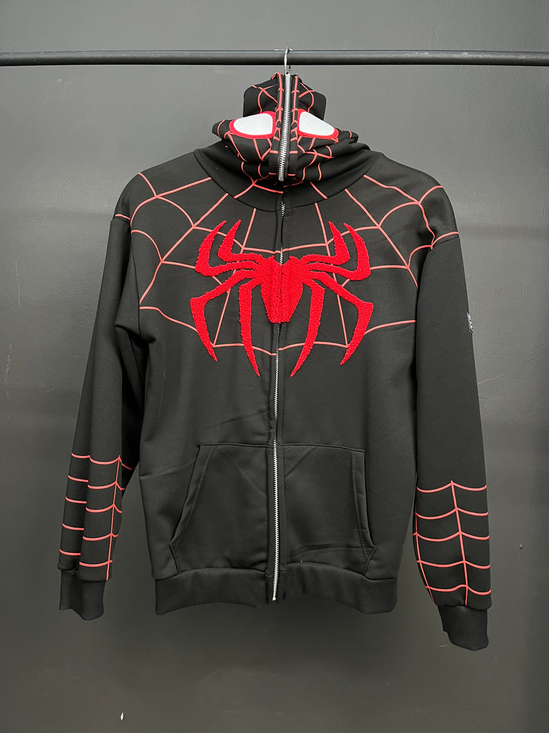 Spiderman Black Zip-up Hoodie