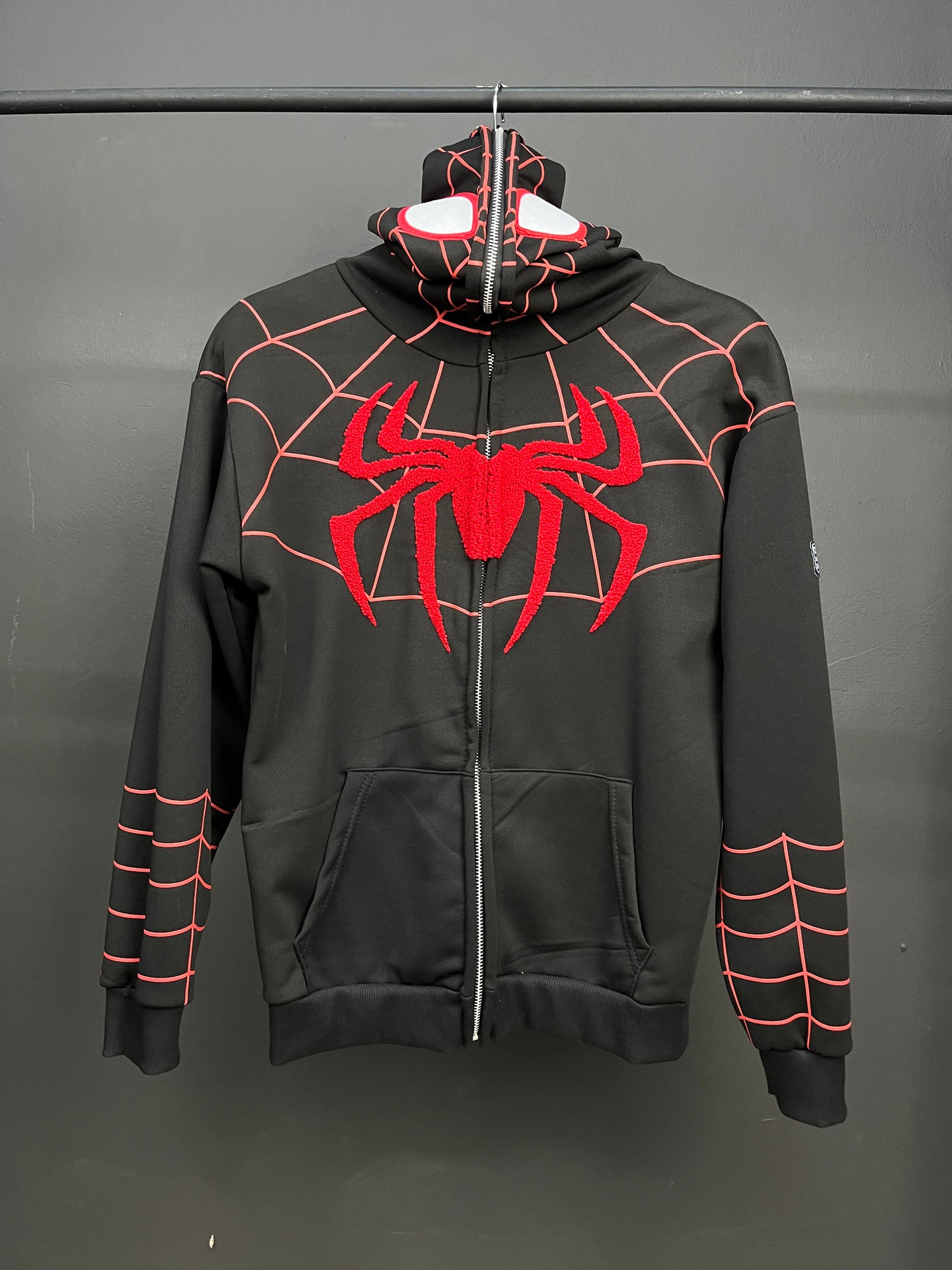 Spiderman Black Zip-up Hoodie