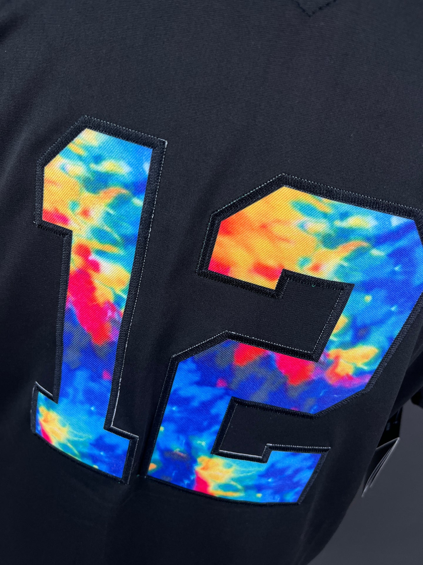 BRADY 12 Black (Rainbow Logo Edition) Tampa Bay Buccaneers NFL Jersey