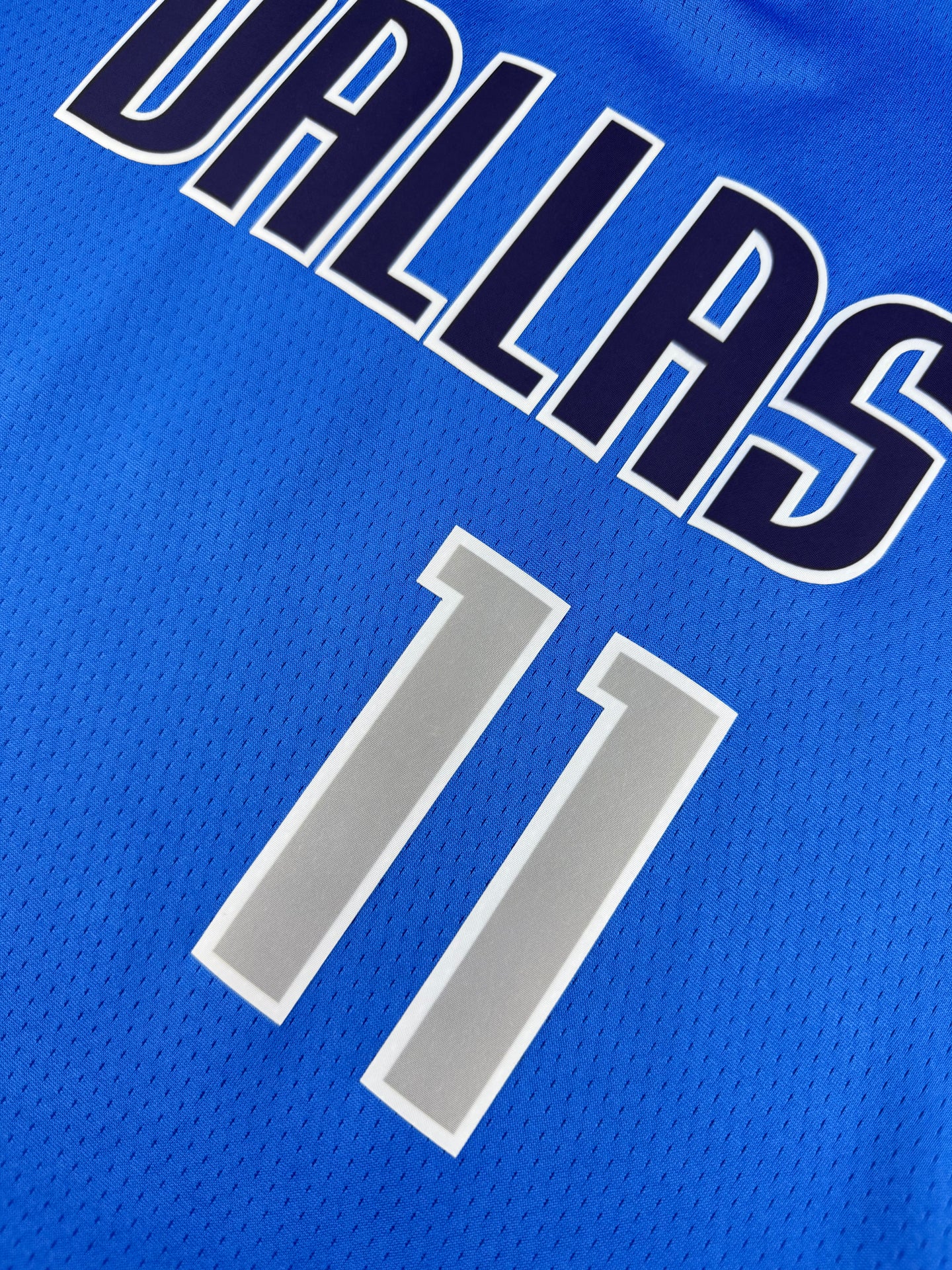 IRVING 11 Blue Dallas Mavericks Heat Pressed Edition NBA Kids Jersey