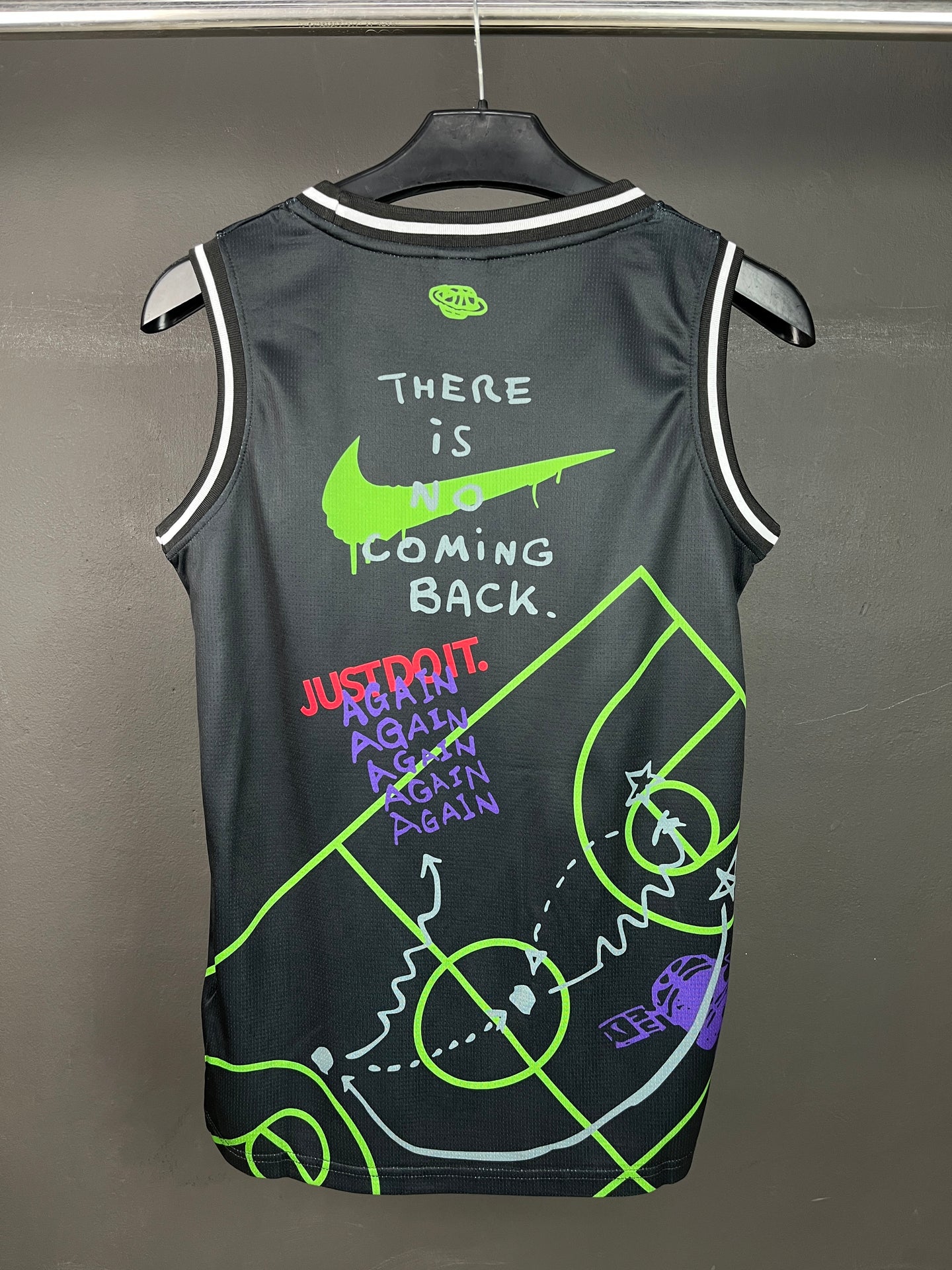 NIKE Dri-FIT Hoops Black Basketball Shirt