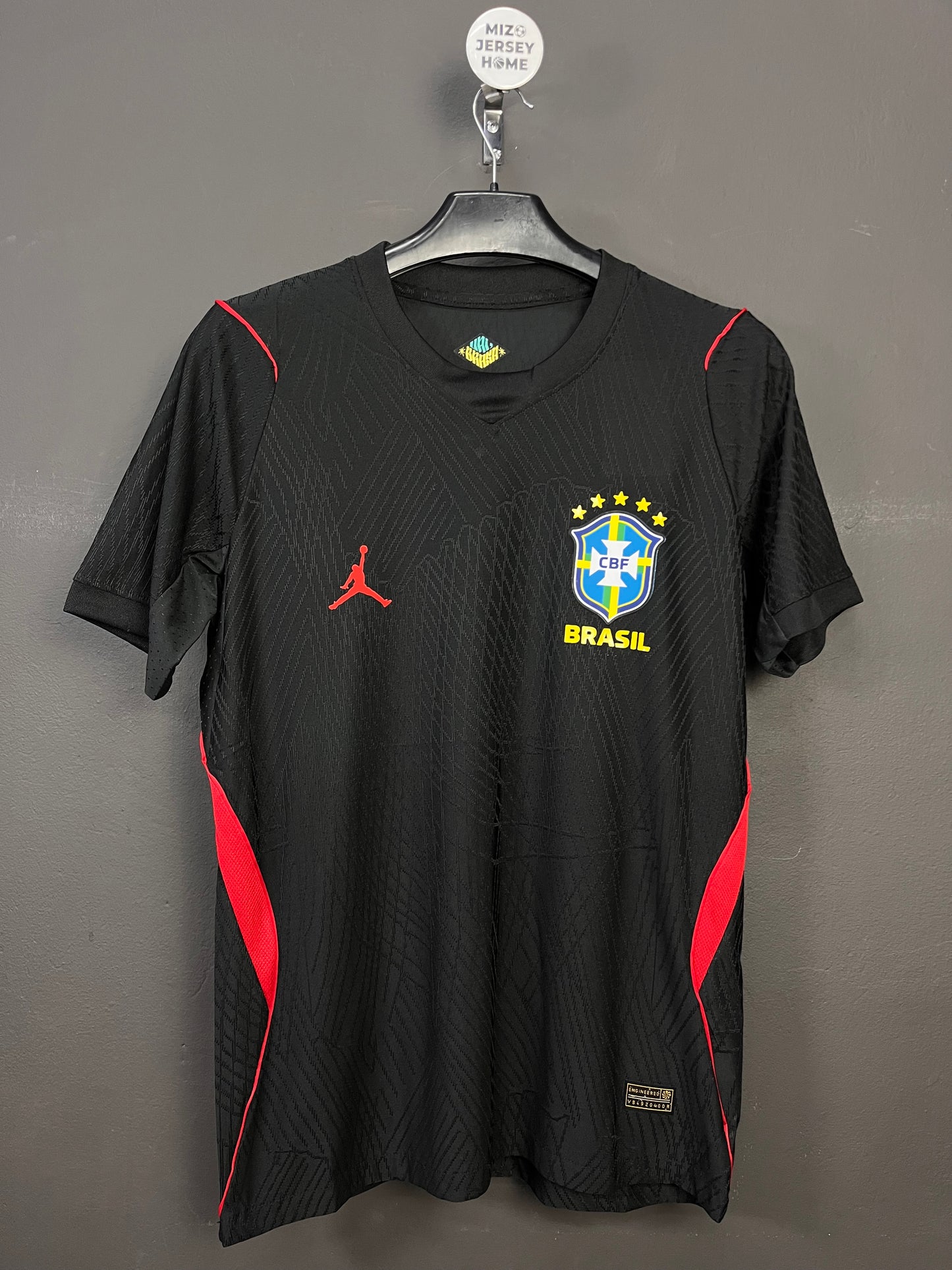 Brazil x Jordan Black Jersey 2026 Player Version