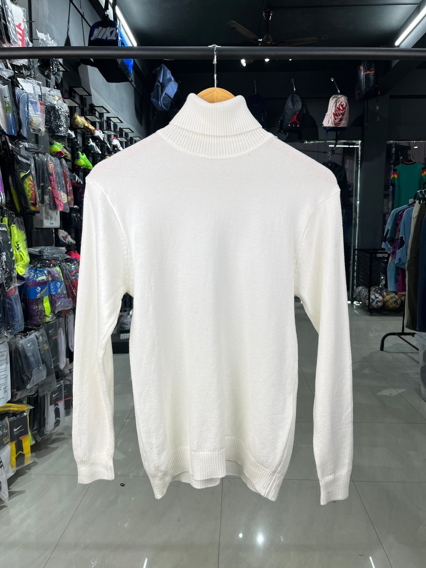 White Turtle Neck