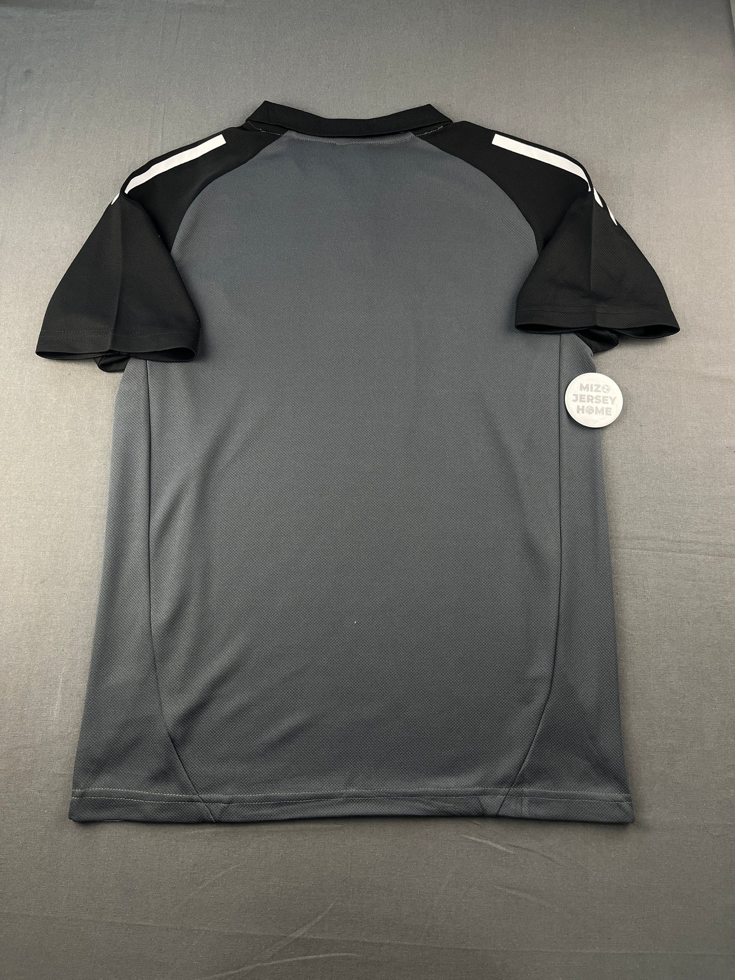 United Grey & Black Polo