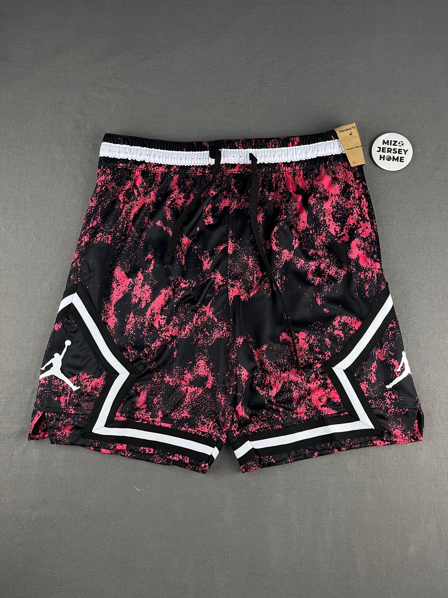 Jordan Red Lava Diamond Shorts
