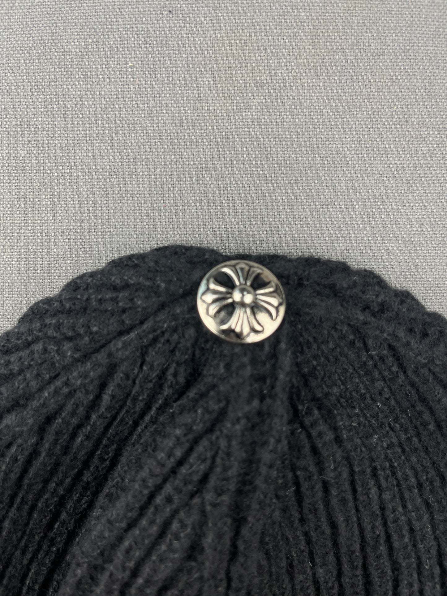Chrome Hearts Black Beanie