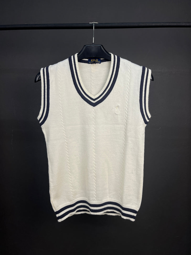 Ralph Lauren White Soft Vest