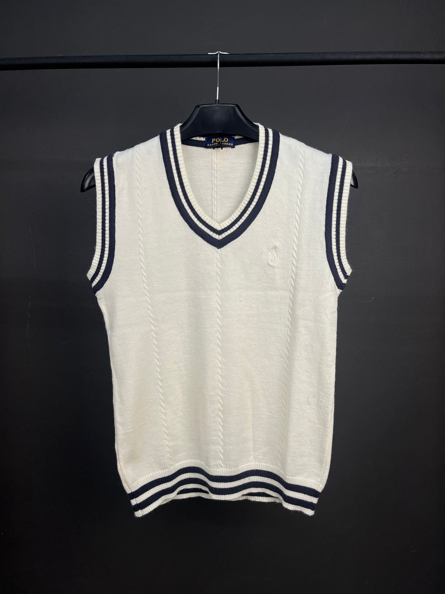 Ralph Lauren White Soft Vest