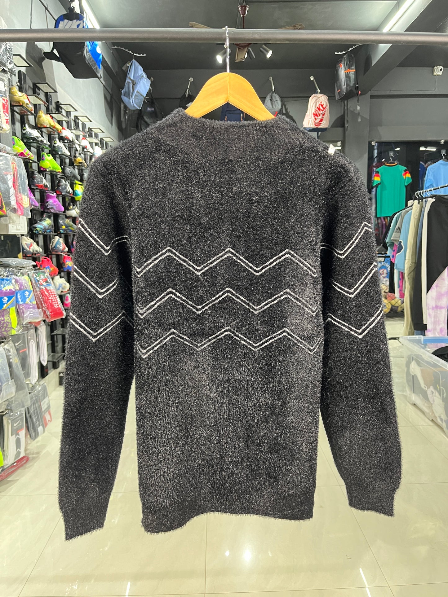 Zip-up Black Sweater