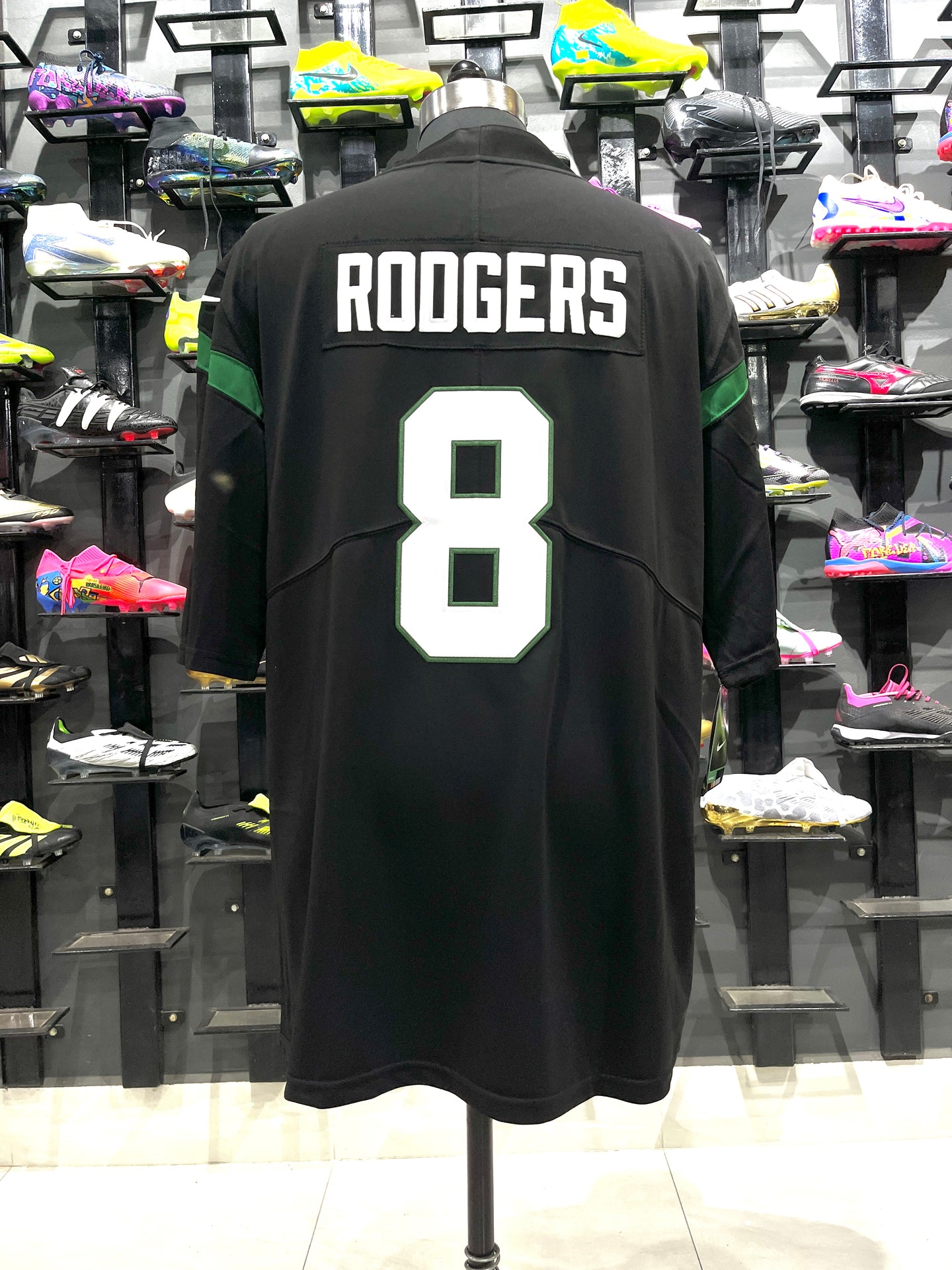 RODGERS 8 Black New York Jets NFL Jersey