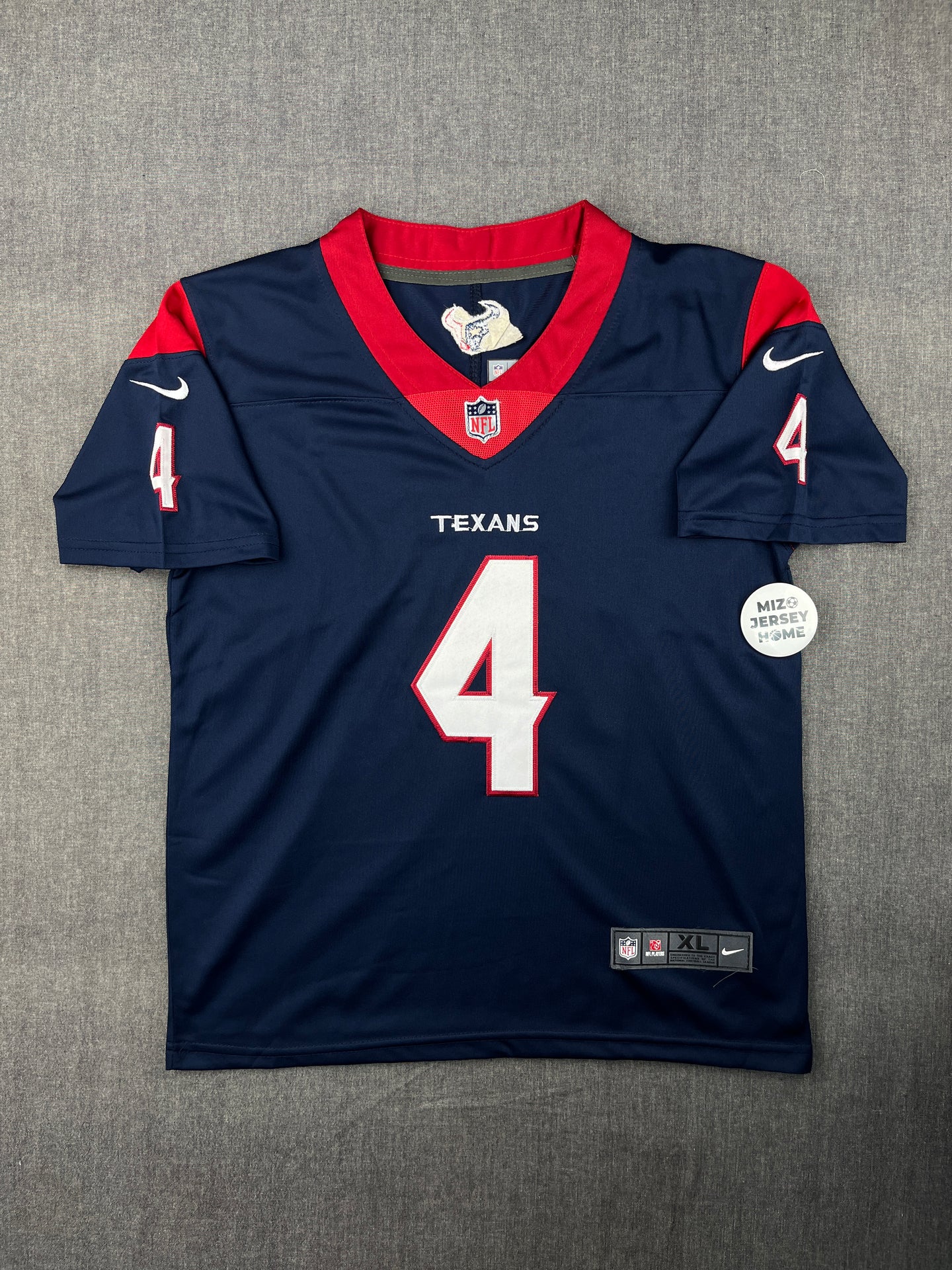 WATSON 4 NAVY HOUSTON TEXANS NFL KIDS JERSEY