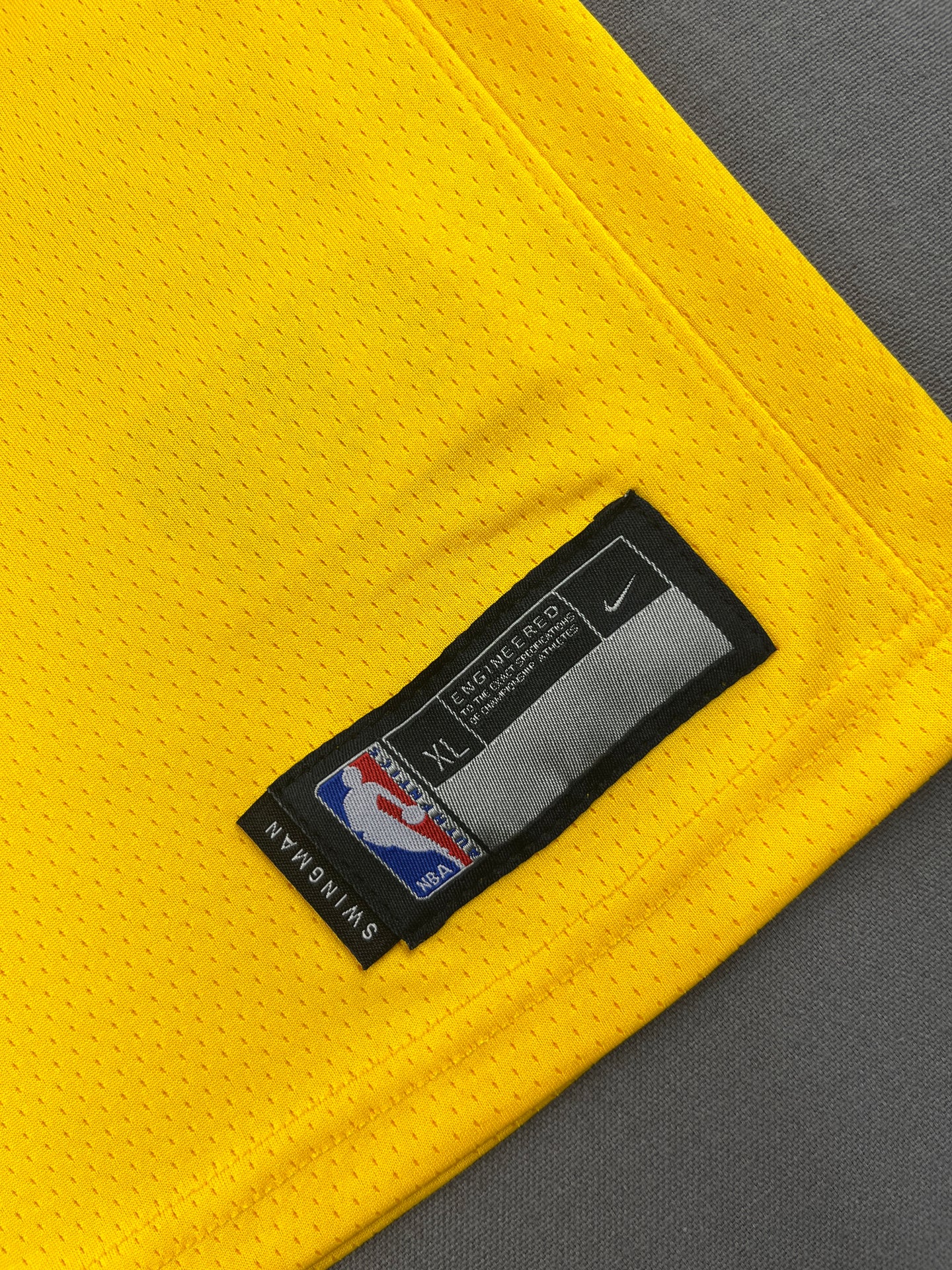 JAMES 23 Lakers Yellow Heat Pressed Edition NBA Kids Jersey