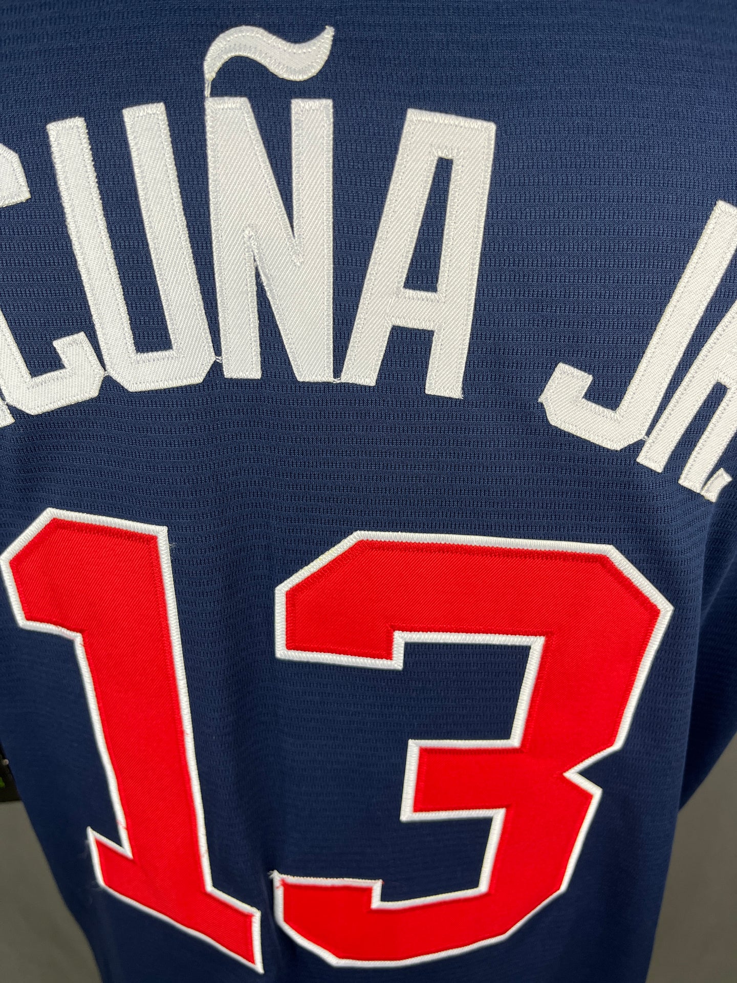 ACUÑA JR. 13 Navy Atlanta Braves MLB Jersey