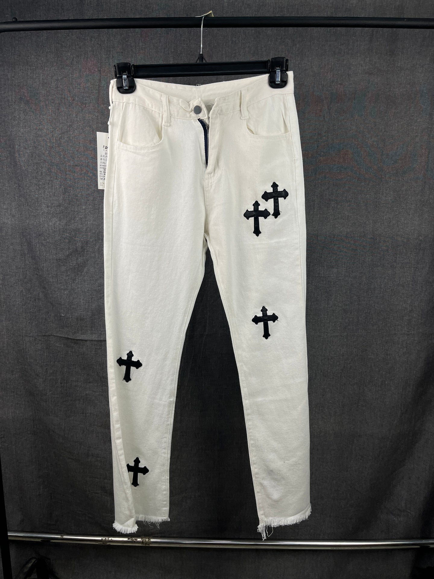 Chrome Hearts Jeans white