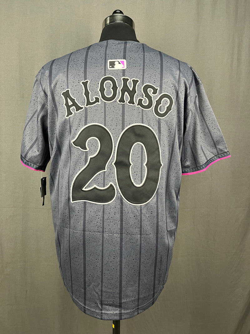 ALONSO 20 Grey NYC MLB Jersey