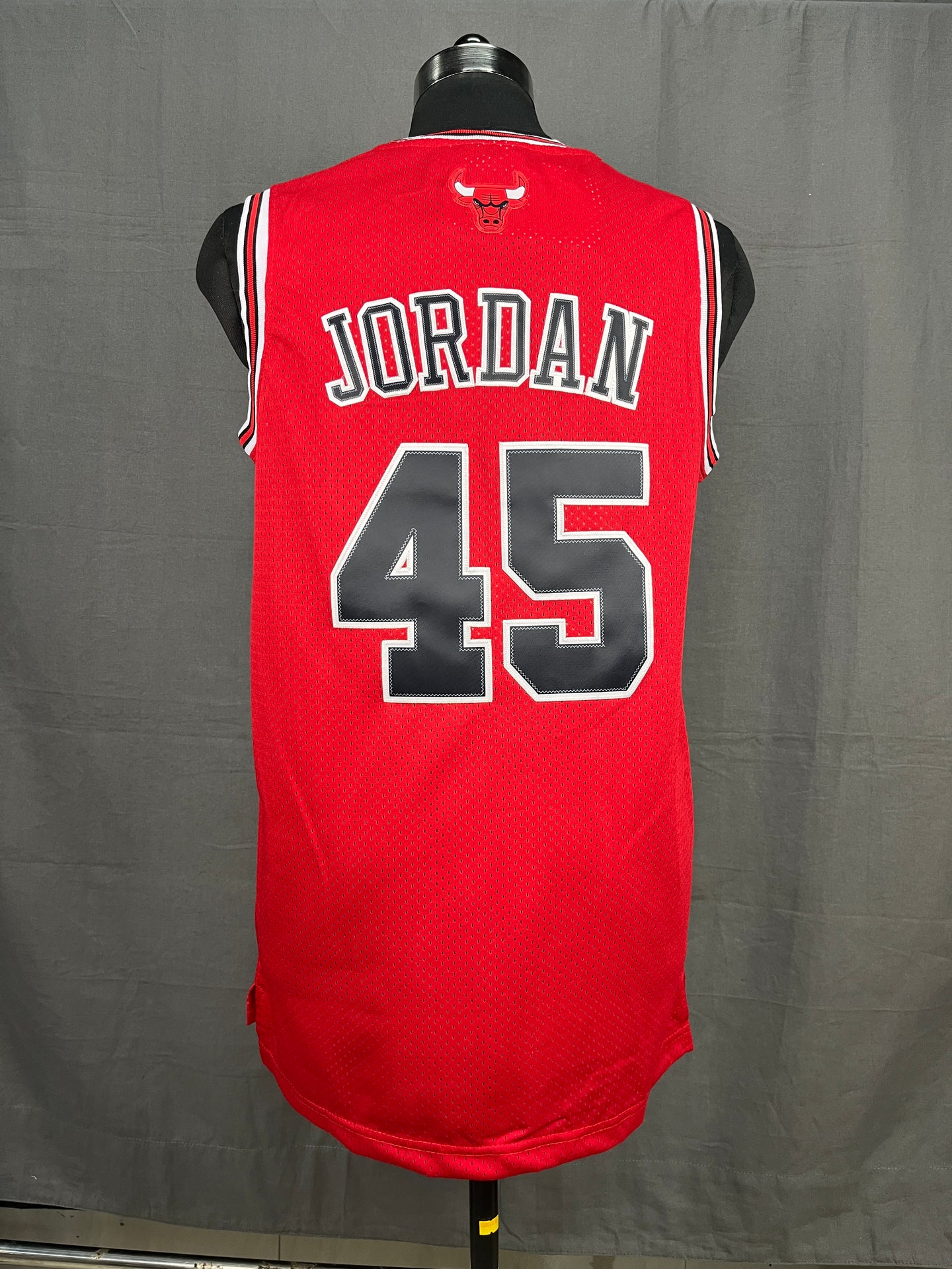 Jordan 45 Chicago Bulls Red NBA Jersey