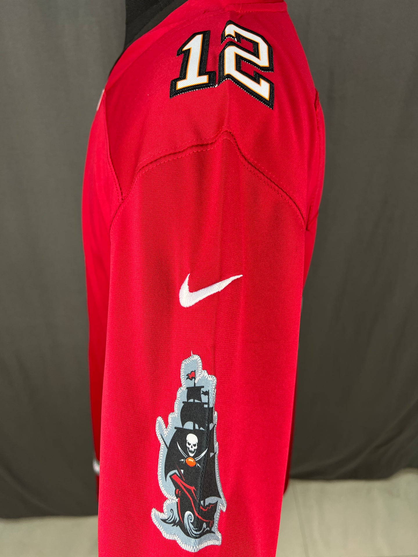 BRADY 12 Red Tampa Bay Buccaneers NFL Jersey