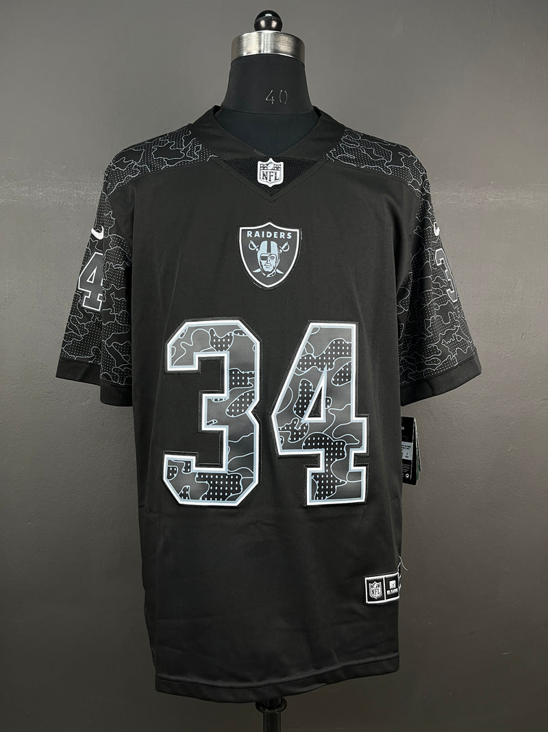 JACKSON 34 Black Las Vegas Raiders NFL Jersey (Camo Edition)