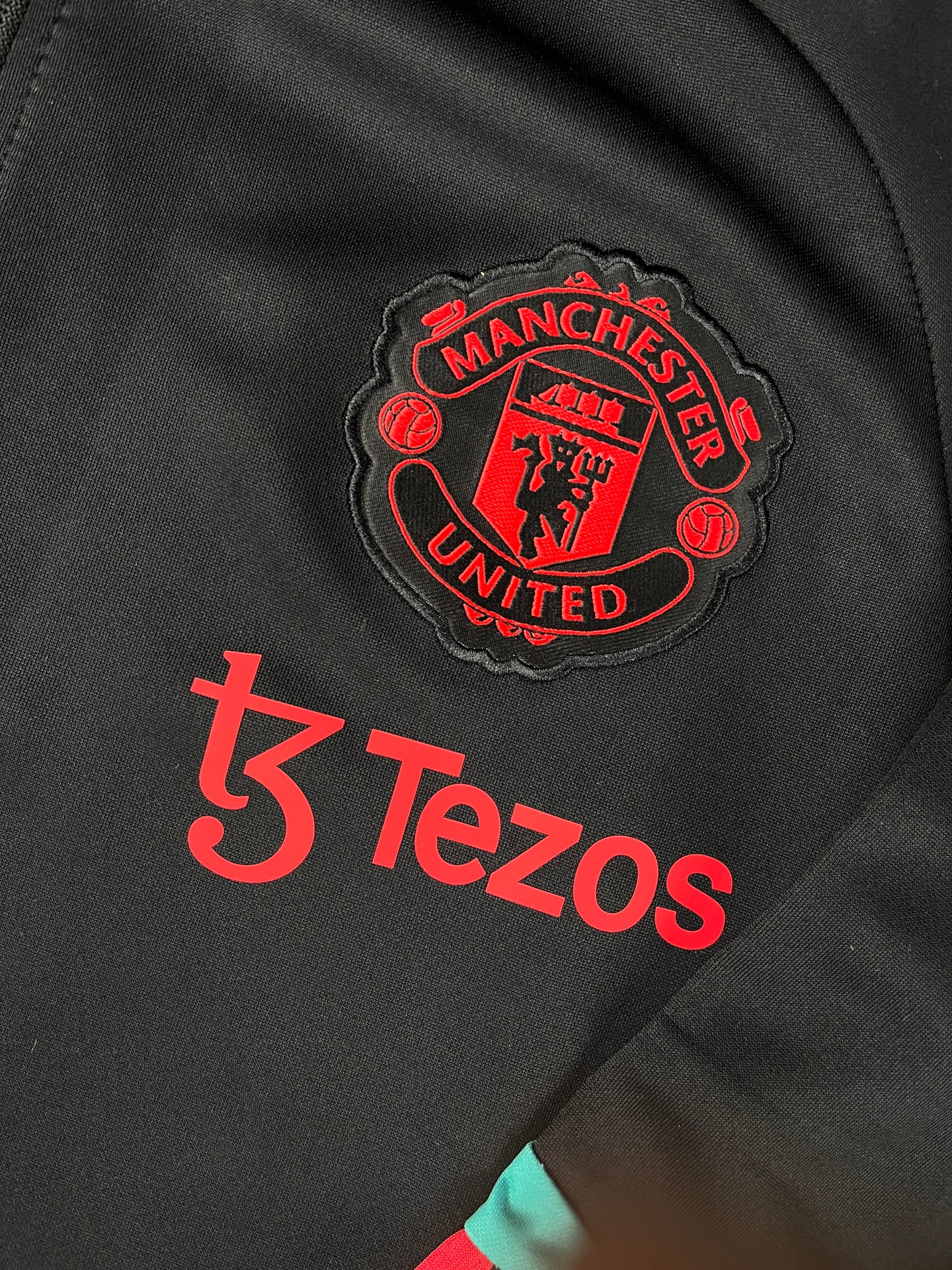 Manchester United Black Track Jacket