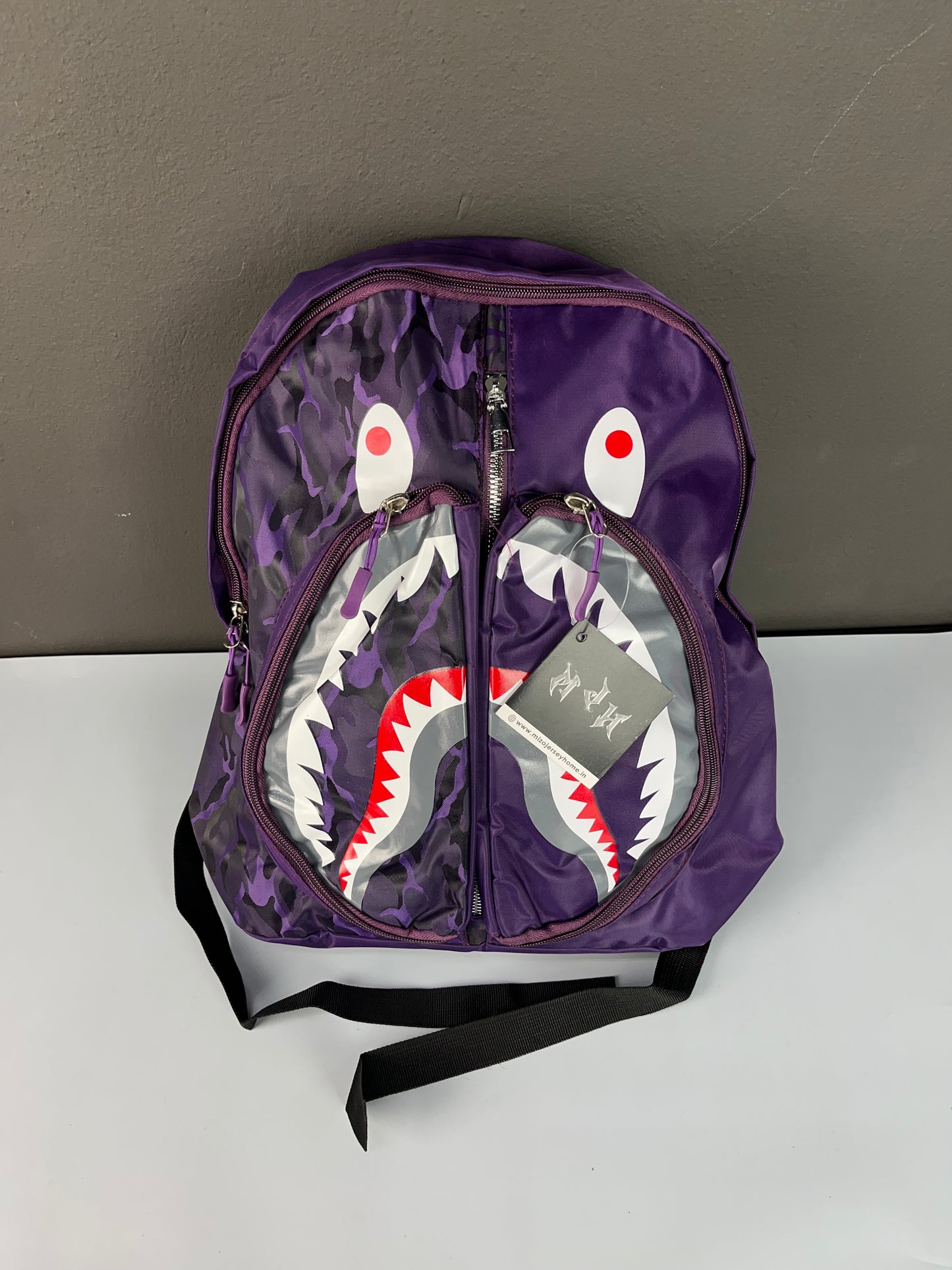 A Bathing Ape Purple Camo Backpack