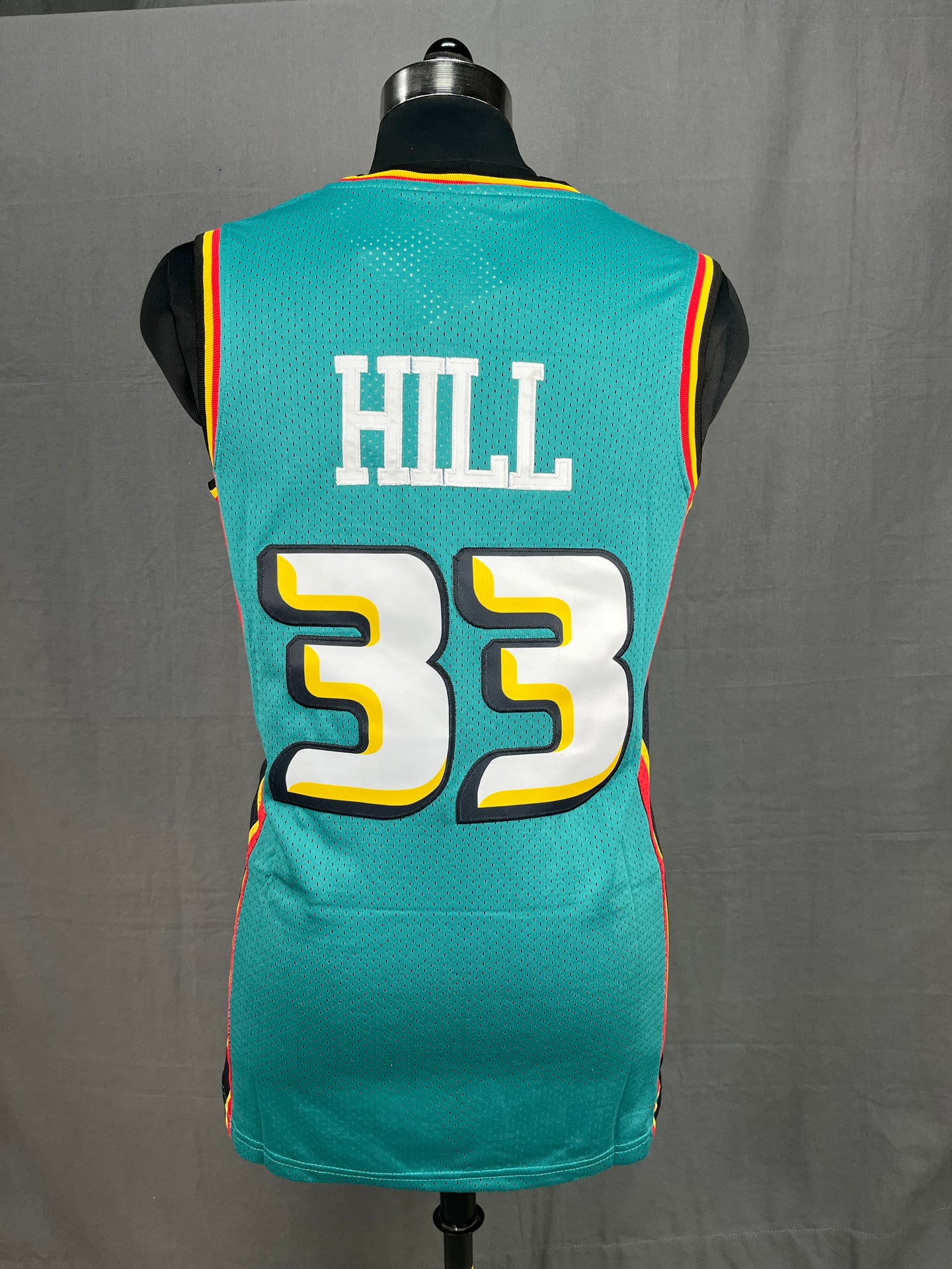 Hill 33 Pistons Green NBA Jersey