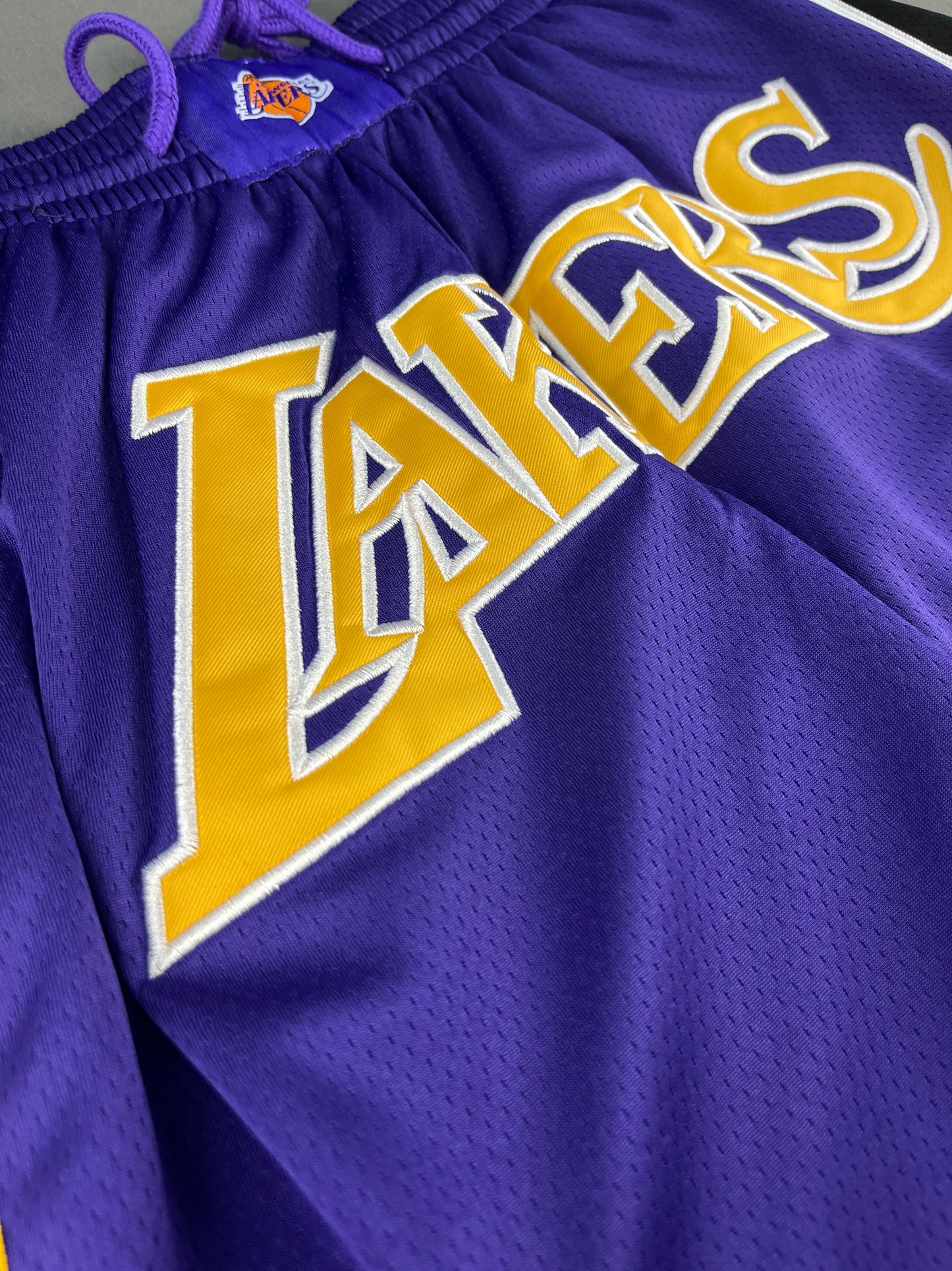 LA Lakers Purple Shorts Full Embroidery