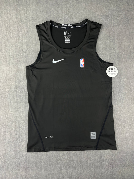 NBA Nike Black Sleeveless Compression Shirt