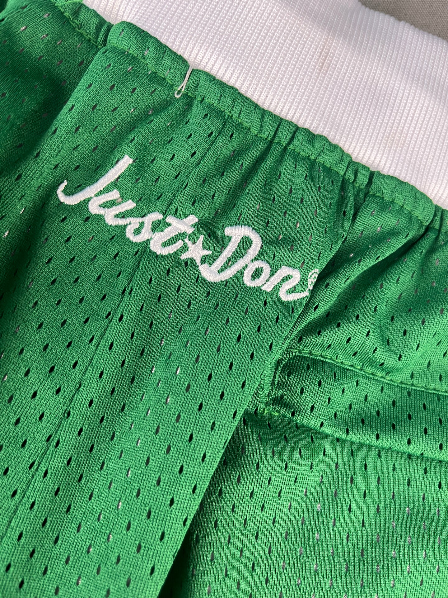 CELTICS Green Shorts Full Embroidery