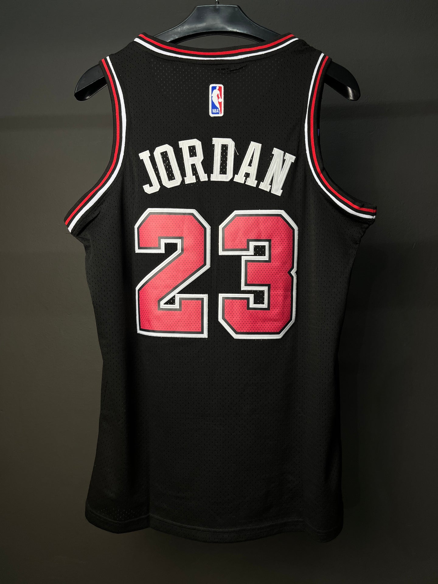 Jordan 23 Chicago Bulls Black NBA Jersey