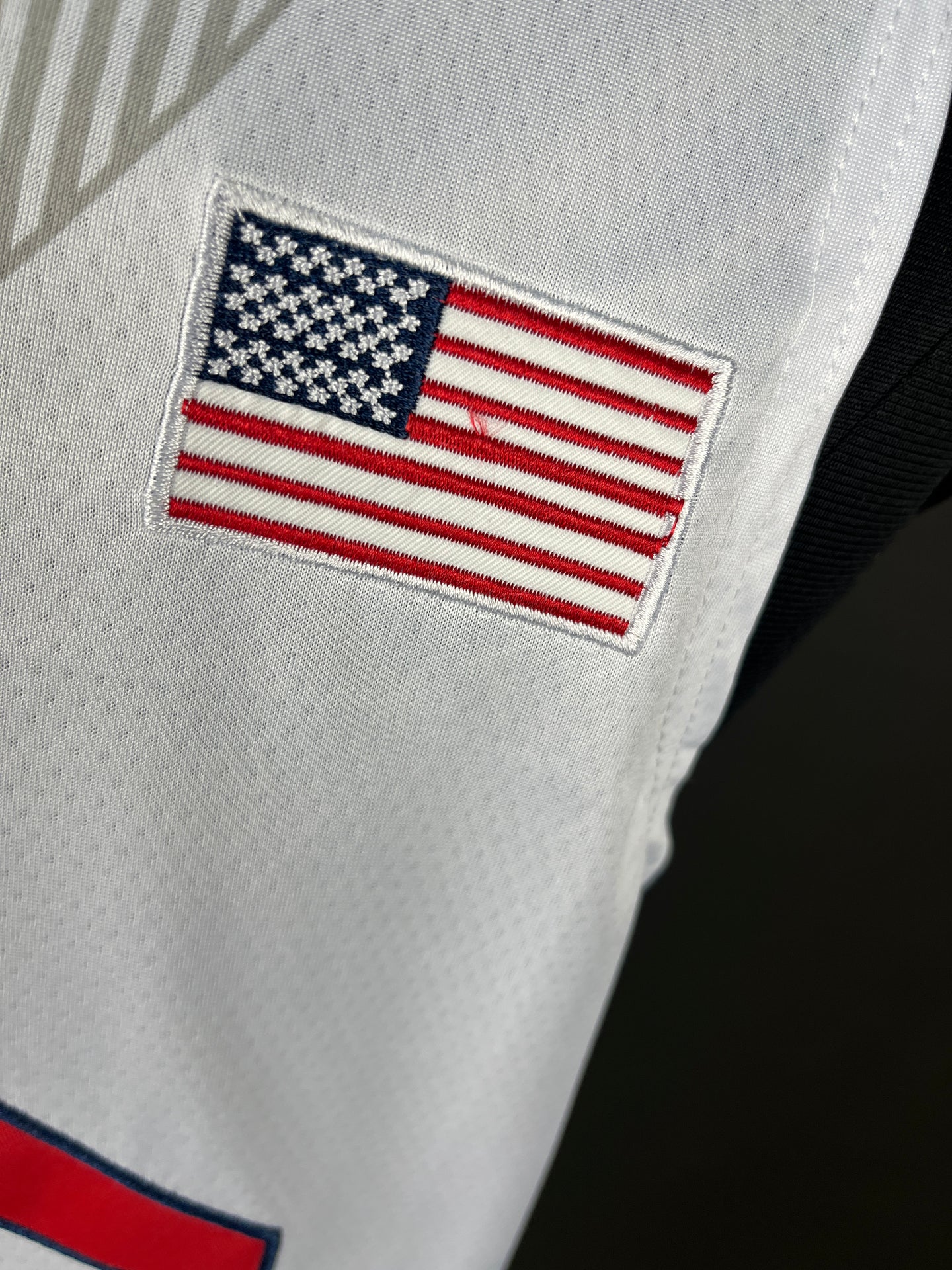 James 6 White USA NBA Jersey