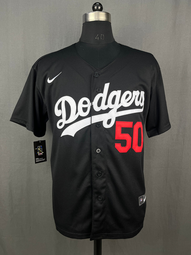 BETTS 50 Black Los Angeles Dodgers MLB Jersey