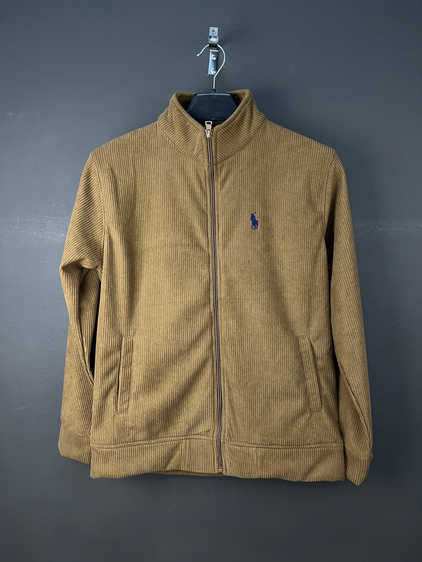 Ralph Lauren Quarter Zip Sweater Brown