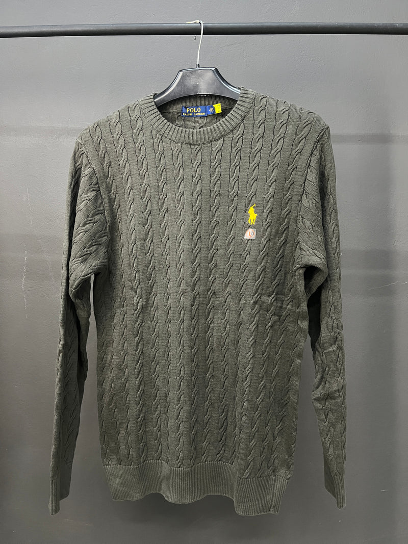 Ralph Lauren Dark Green Round Neck Sweater