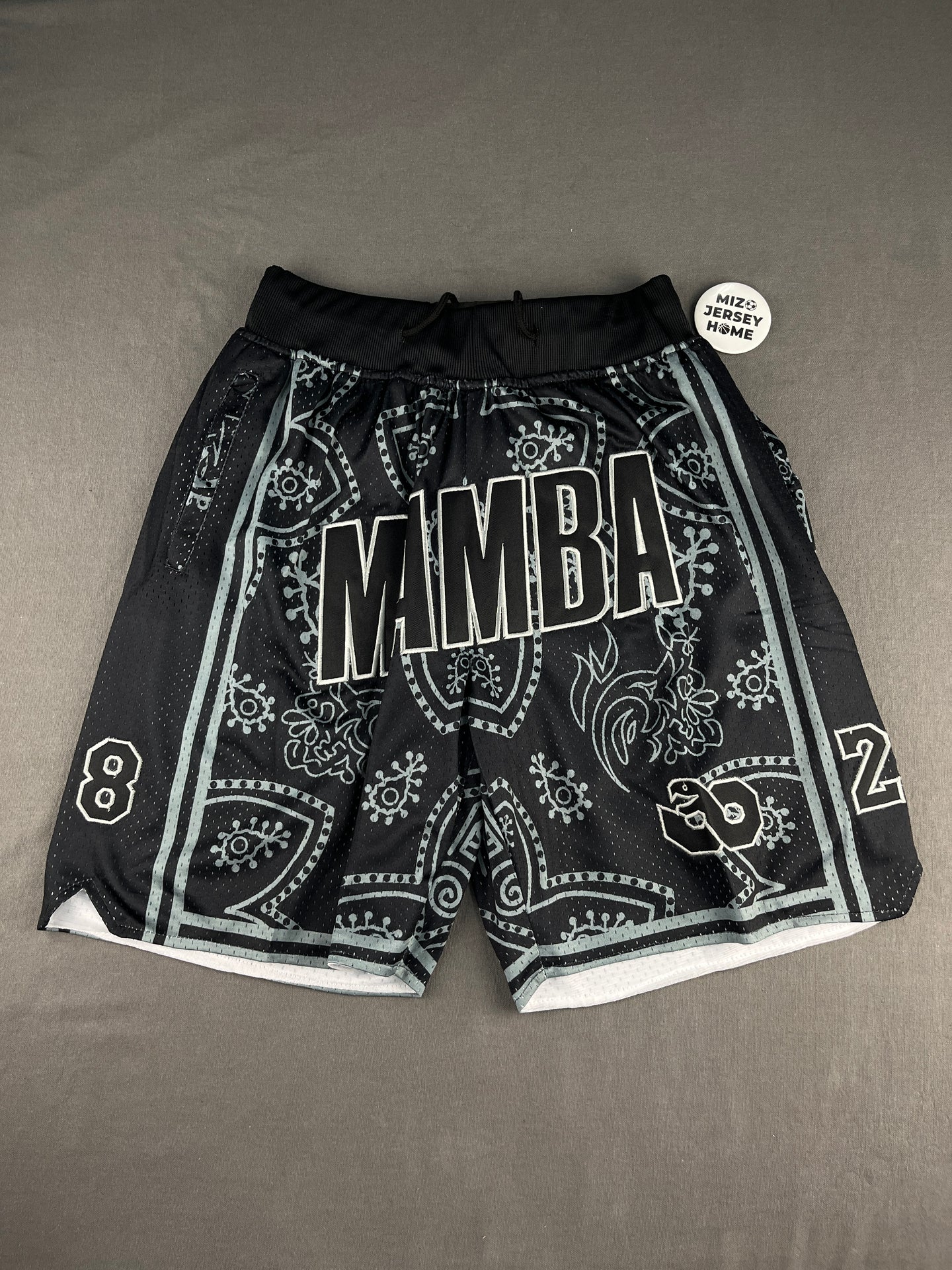 Kobe MAMBA 24 Black Shorts