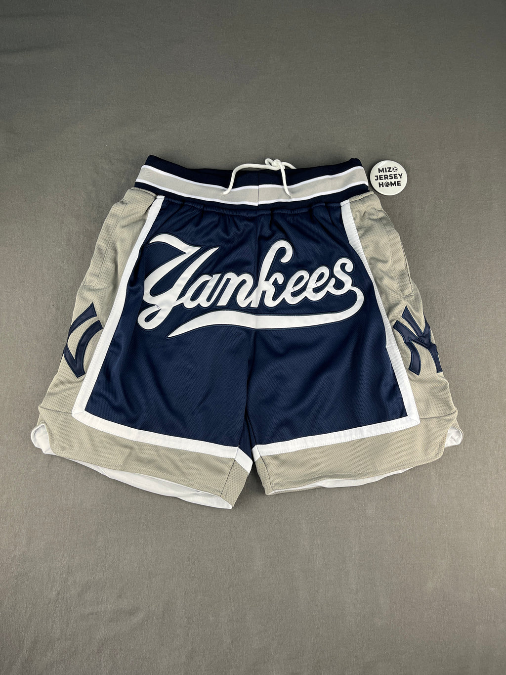 YANKEES New York Blue & White Shorts Full Embroidery