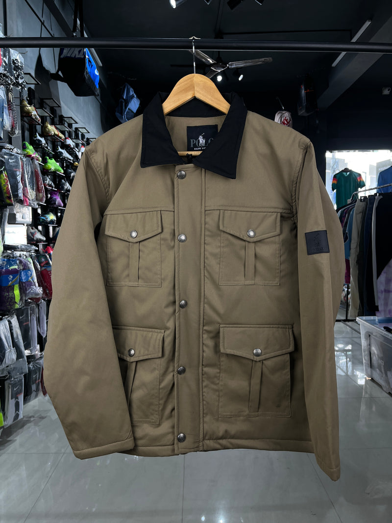 Polo Khaki Shacket