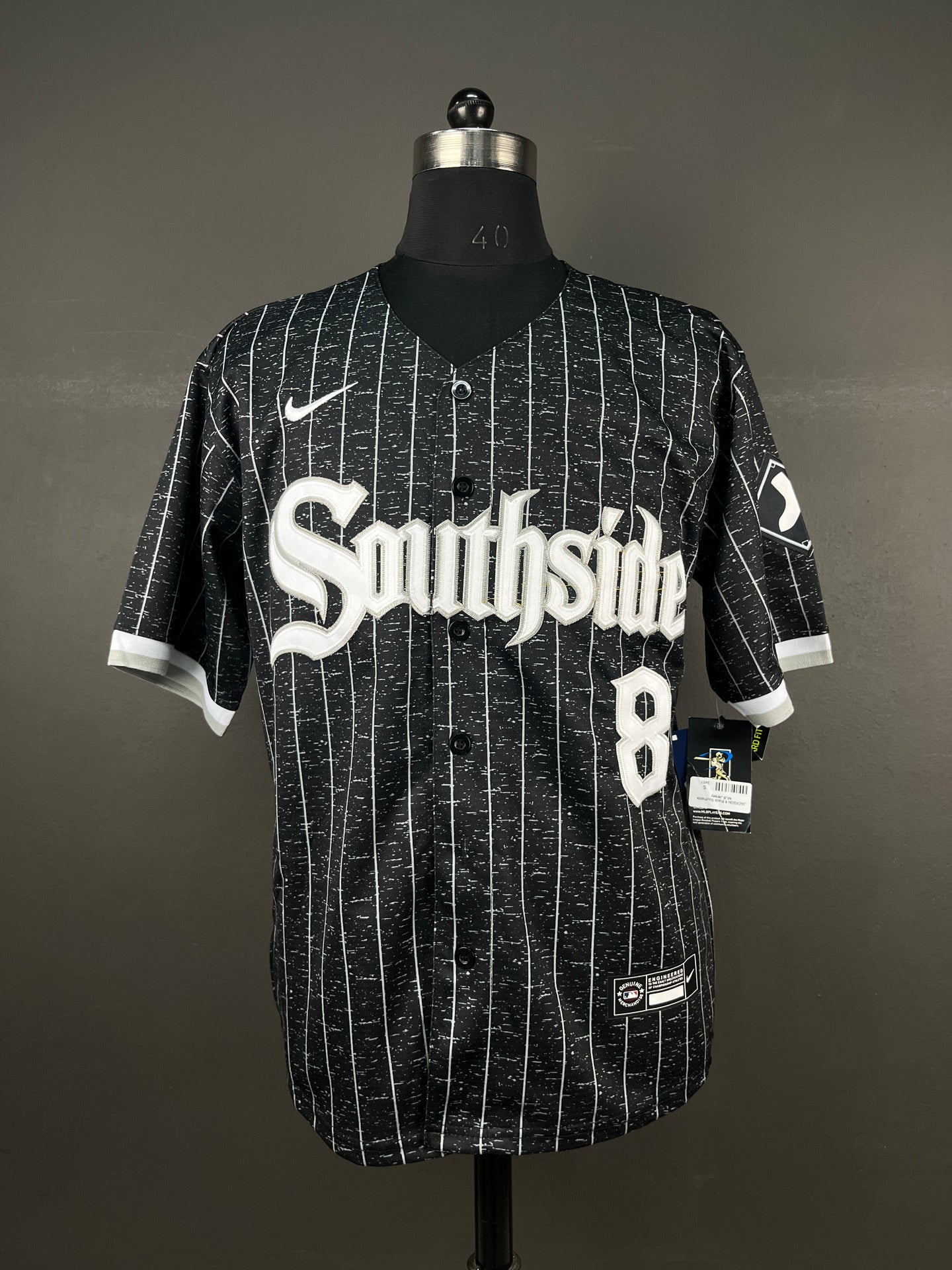 JACKSON 8 Black Southside MLB Jersey