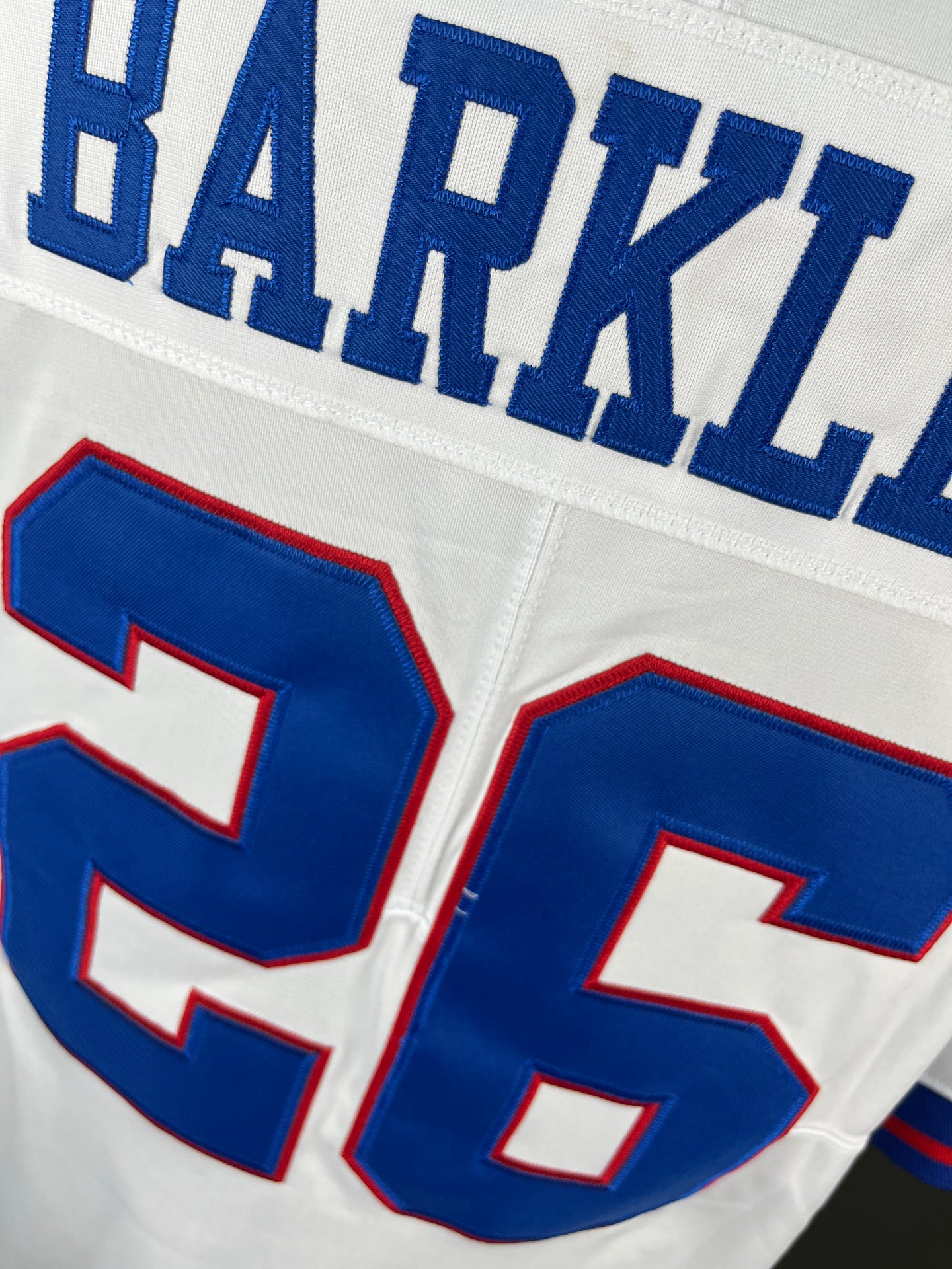 BARKLEY 26 White New York Giants NFL Jersey