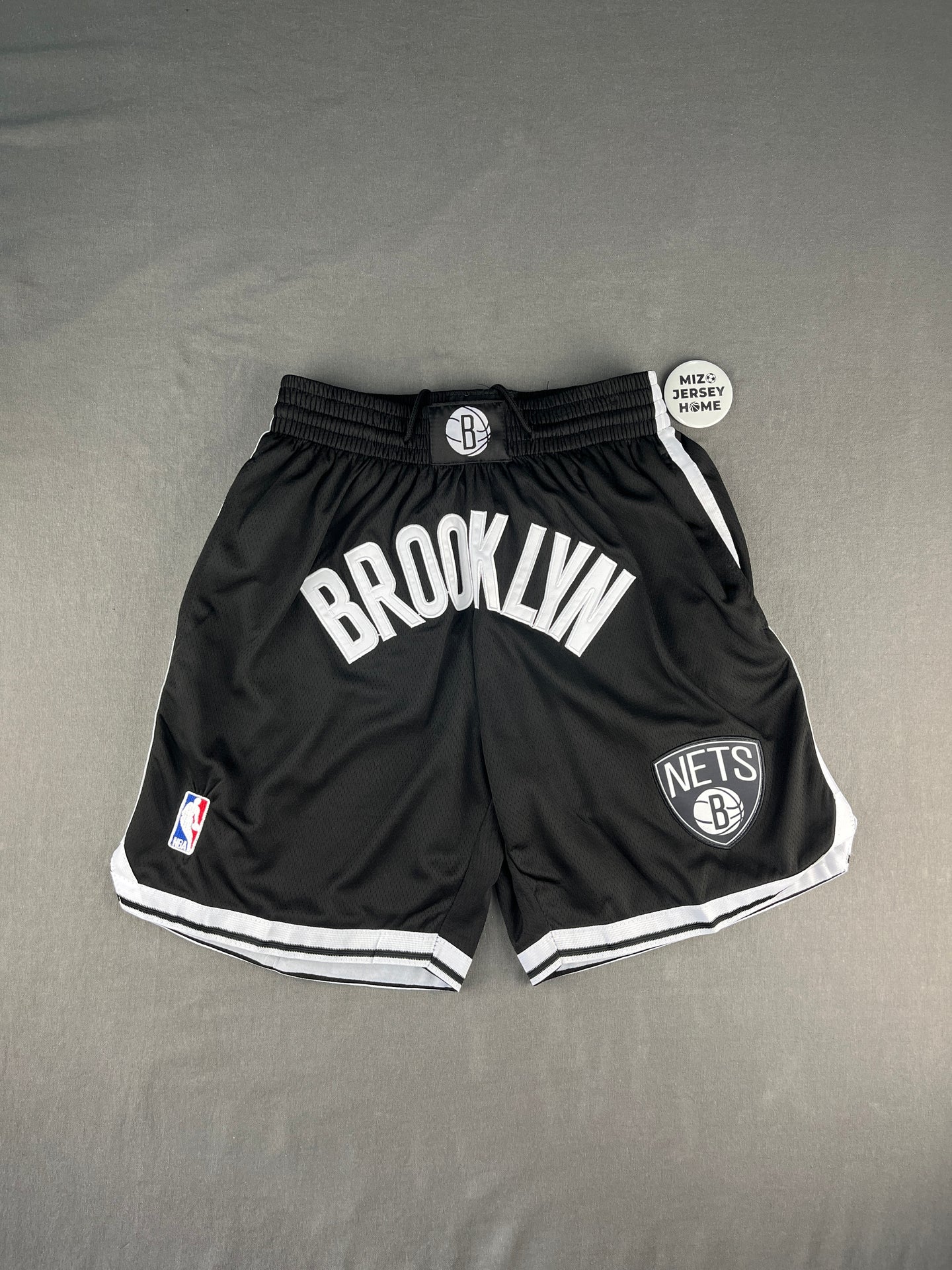 BROOKLYN Black Shorts Full Embroidery