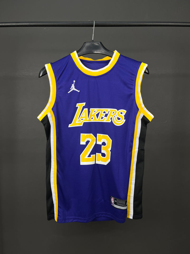 Lebron James 23 Purple NBA Jersey Printed