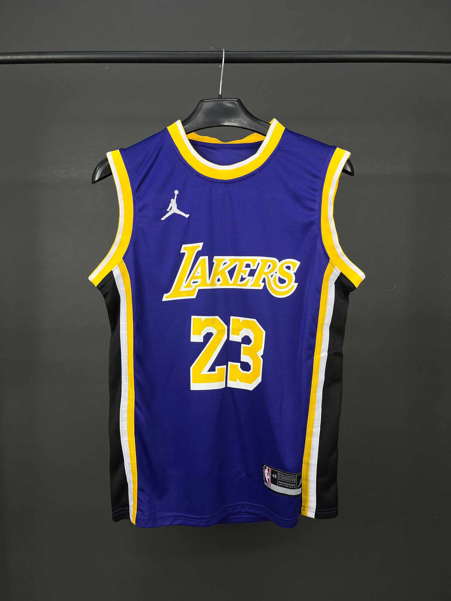 Lebron James 23 Purple NBA Jersey Printed
