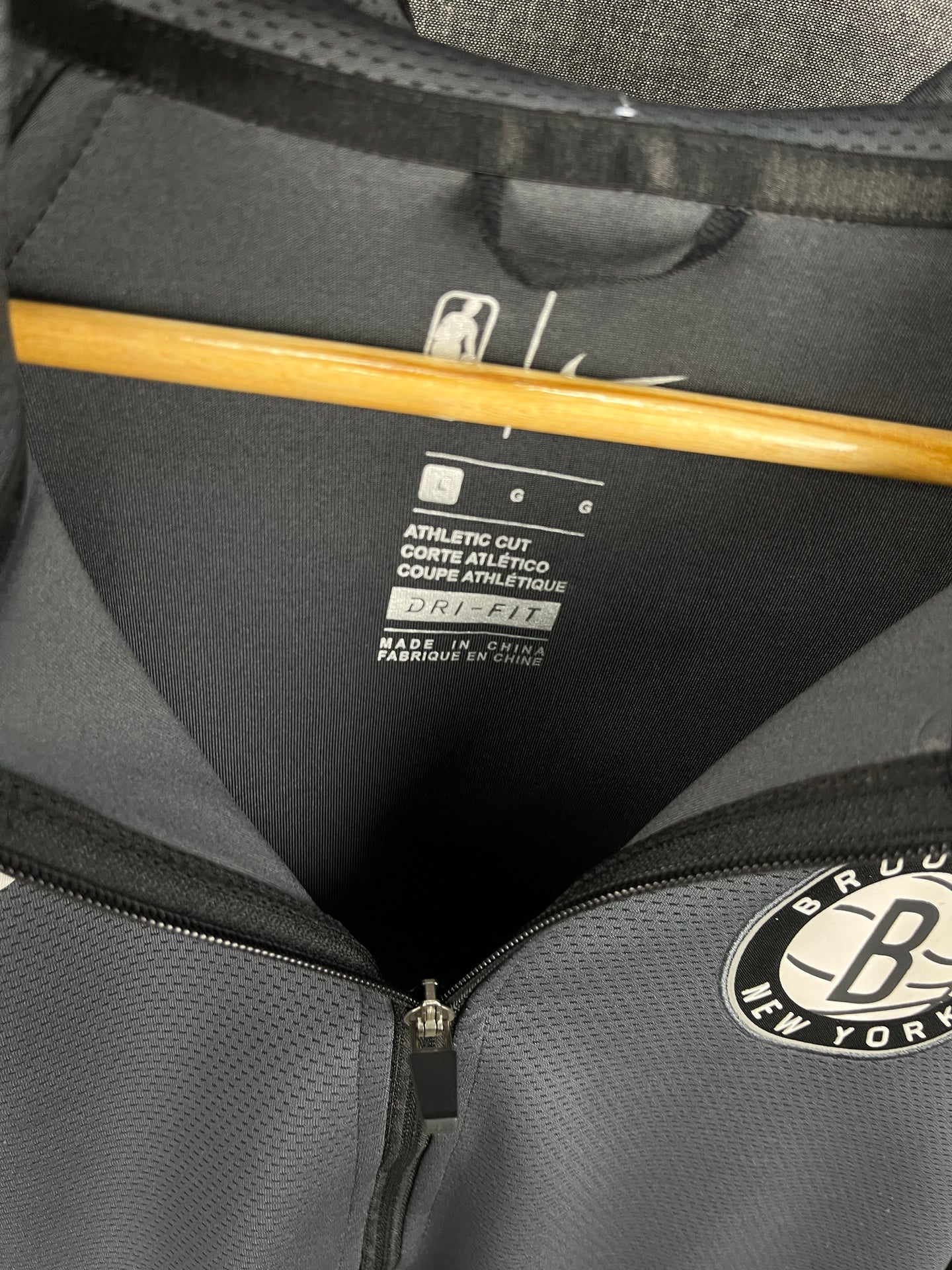 Brooklyn New York Dark Grey NBA Hoodie