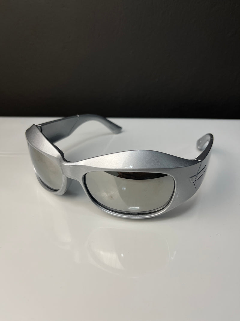 Grey Oversized y2k Sunglasses