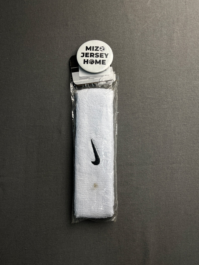 NIKE White Headband