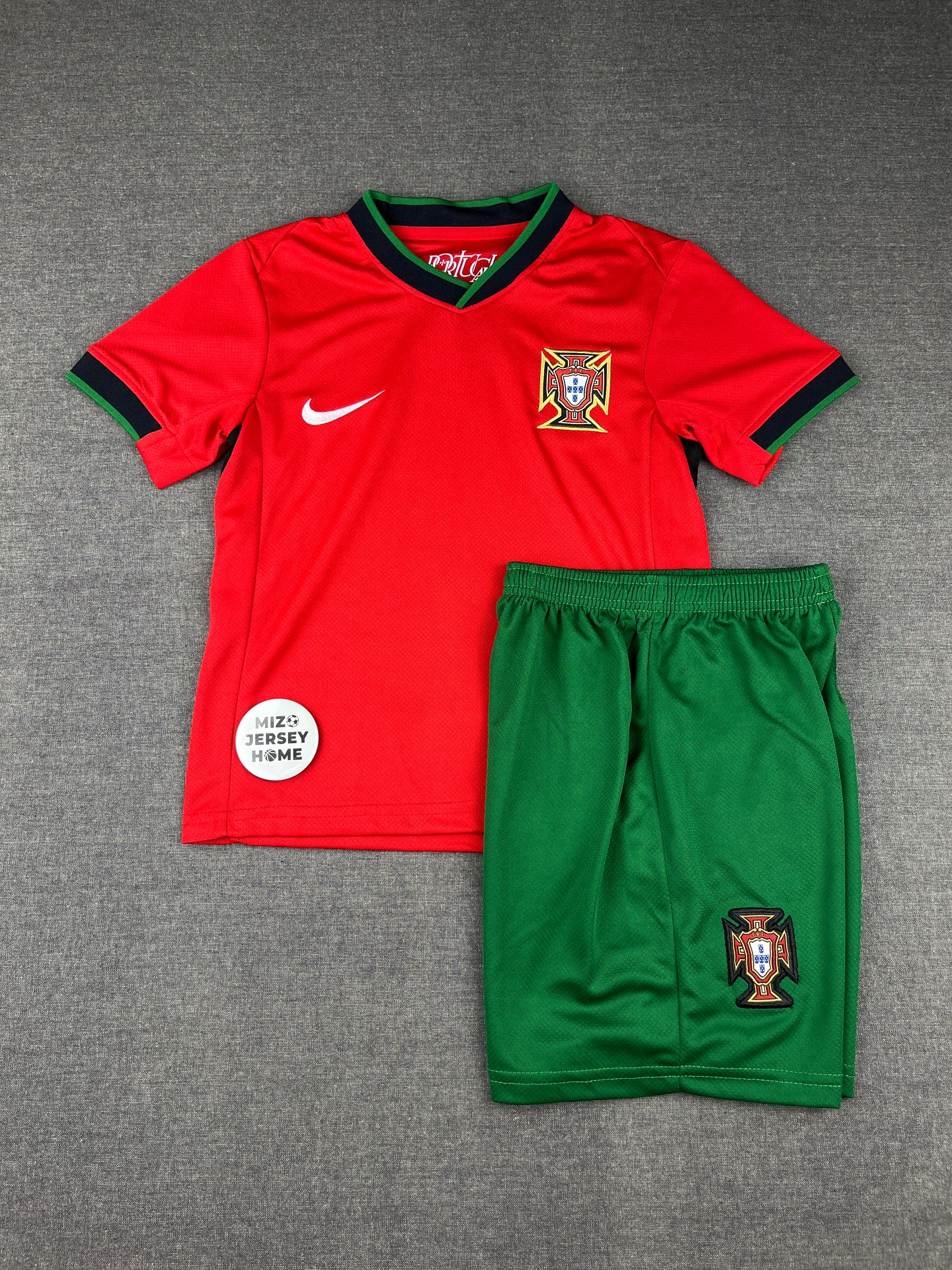 Portugal Euro 24 Home Kids Jersey