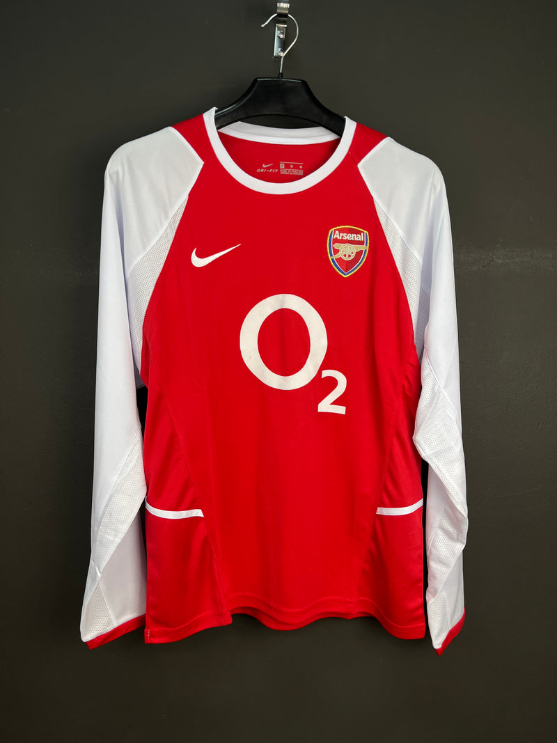 ARSENAL Home 2002-04 RETRO JERSEY Long Sleeves